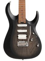 Cort X700 Triality OPBB Electric Guitar with Bag, Open Pore Black Burst