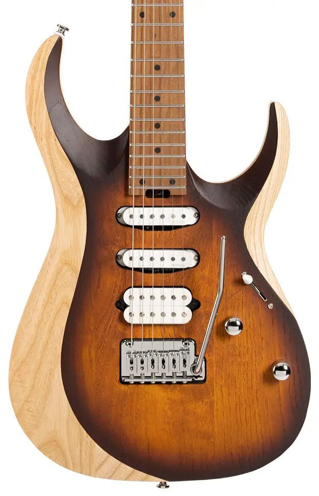 Cort X700 Triality OPVB Electric Guitar with Bag, Open Pore Vintage Burst