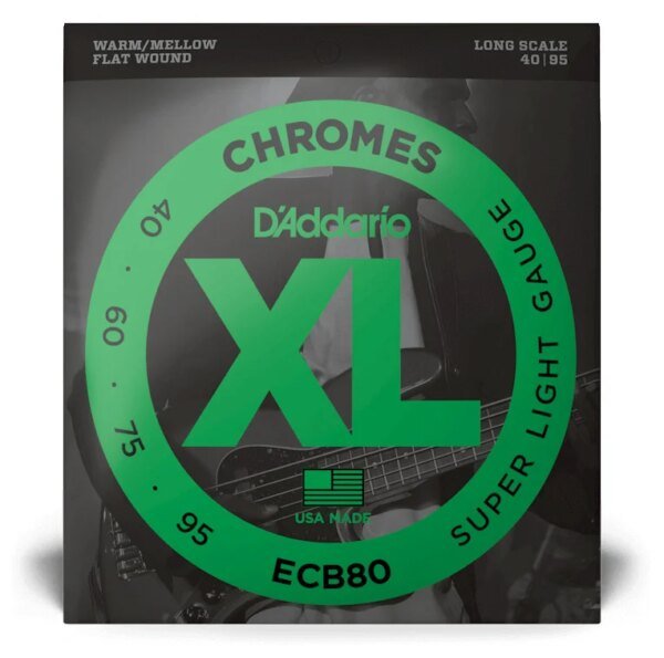 D Addario ECB80 40-95 Super Light Long Scale Electric Bass Strings