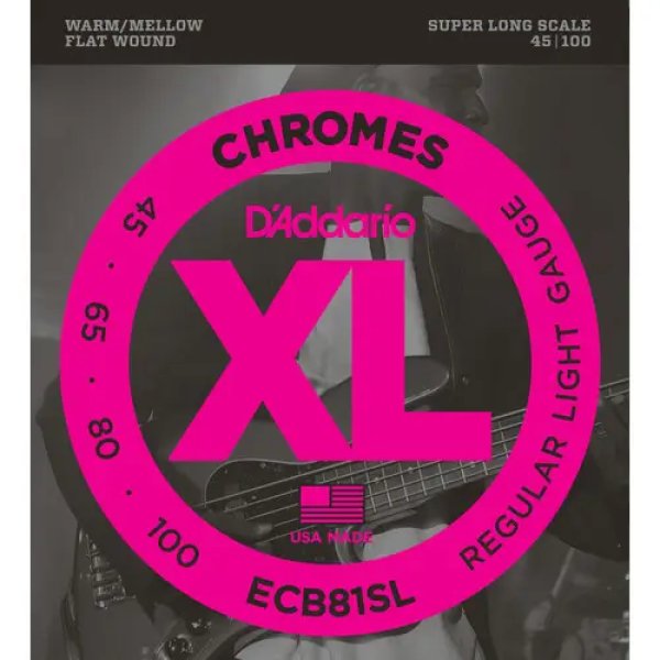 D Addario ECB81 45-100 Regular Light Long Scale Electric Bass Strings