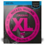 products d addario exl1700 5 nickel 45 130 regular light long scale for 5 string electric bass strings a147366