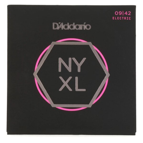 D Addario NYXL0942 NYXL Nickel Wound Electric Guitar Strings, .009-.042 Super Light