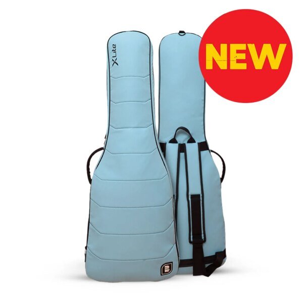 DBM NB X-Lite Stylish Gig Bag for Electric Guitar, White Blue