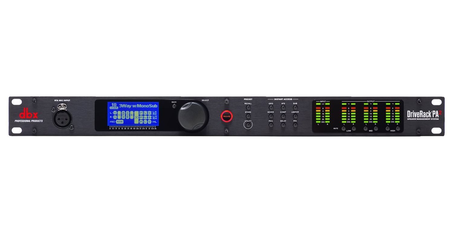 dbx PA2 Loudspeaker Management Processor