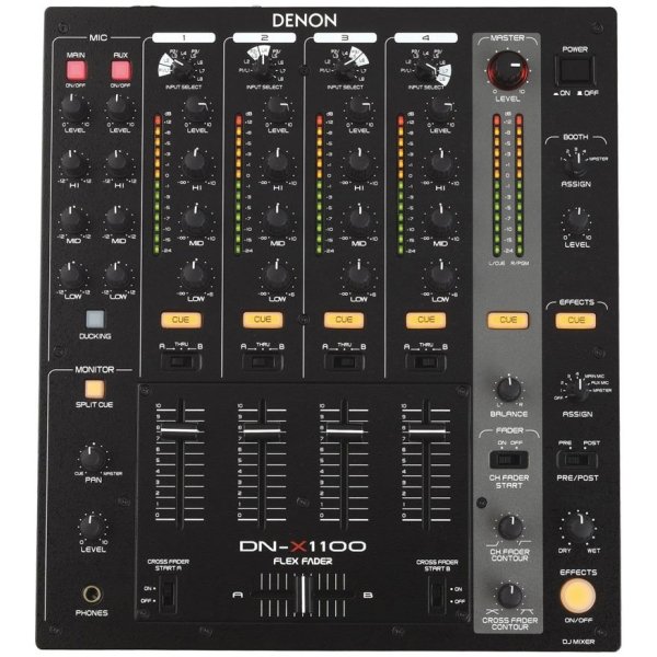 Denon DN X1100 4 Channel DJ Mixer