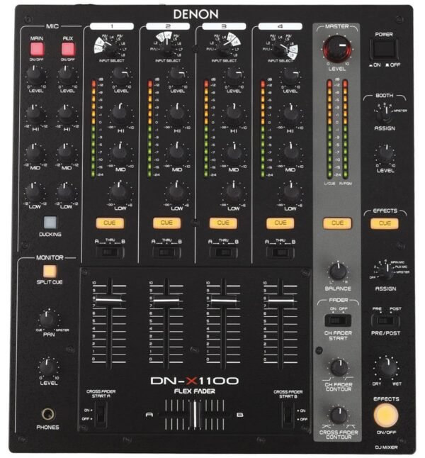 Denon DN X1100 4 Channel DJ Mixer