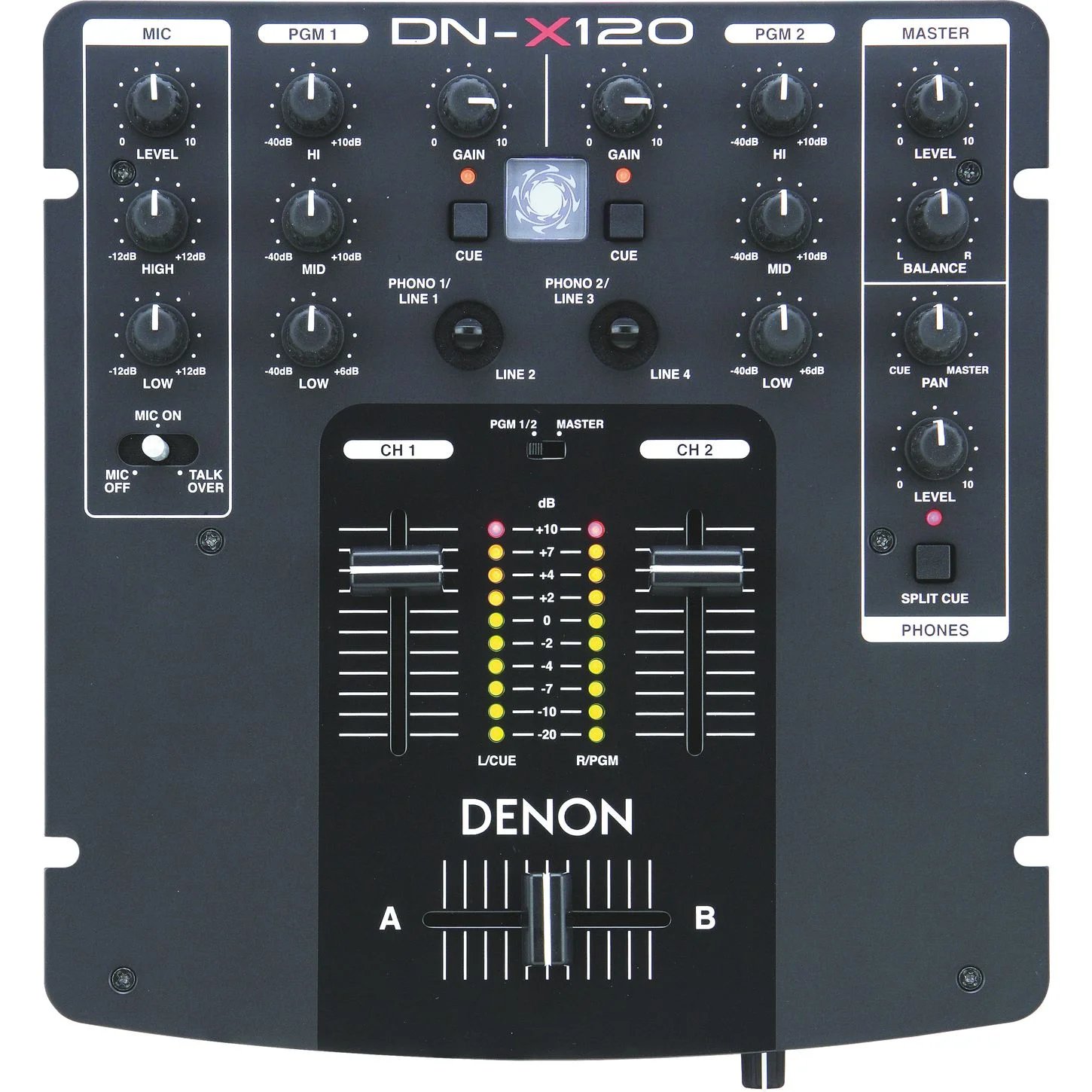 Denon DN X120 Compact Performance DJ Mixer