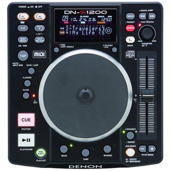 Denon DNS1200 Tabletop Multi Format DJ CD/MP3 Player