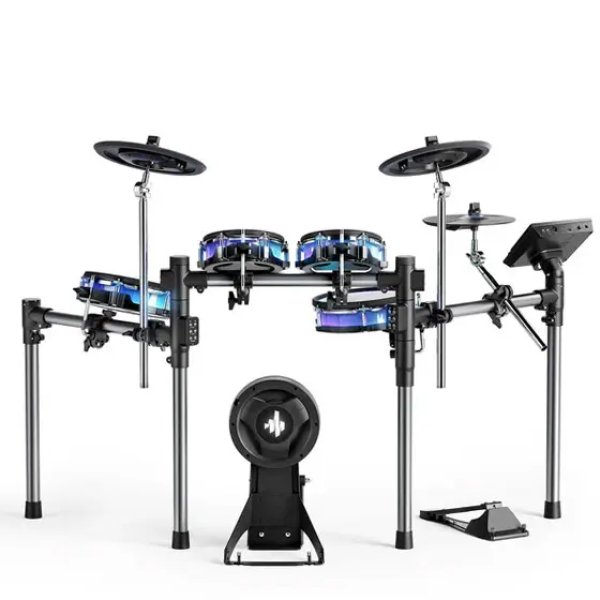 products donner backbeat electric drum set with high tech 7 inch touchscreen a166742