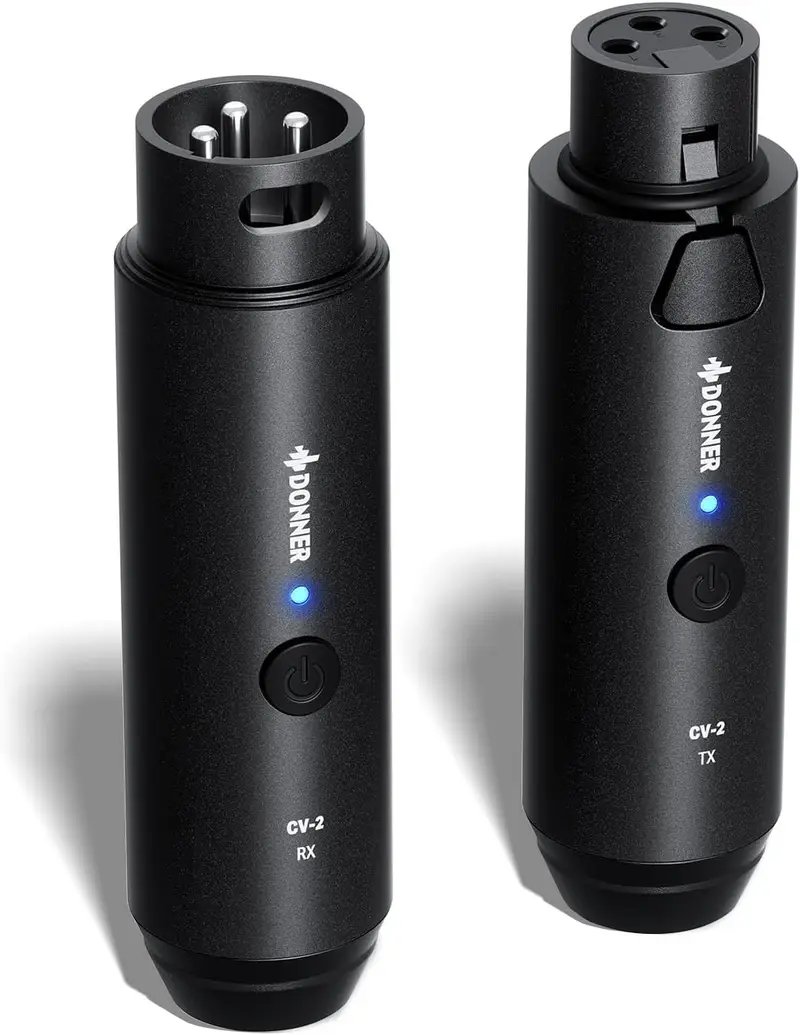 Donner CV 2 Wireless XLR Microphone Transmitter Receiver