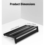 products donner db 3 portable alumunium pedalboard for guitar effects with bag a164016