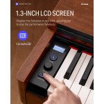 products donner ddp 200 88 key weighted graded hammer upright digital piano a151598