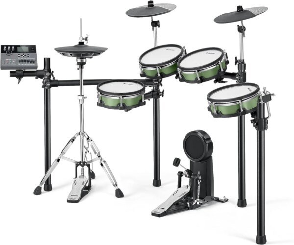 Donner DED 500 PRO Electronic Drum Set with Mesh Heads, and Moving HiHat