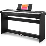 products donner dep 10 88 keys semi weighted digital piano with stand 8425