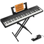 products donner dep 45 88 key digital piano ultrathin for beginner with semi weighted keys a151632