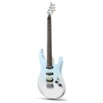 products donner dmt 66 electric guitar with ceramic single coil blue white gradient a166625