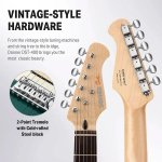 products donner dst 400b solid alder body electric guitar single coil with bag cable strap a151732