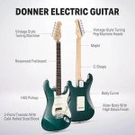 products donner dst 400b solid alder body electric guitar single coil with bag cable strap a151733