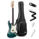 products donner dst 400b solid alder body electric guitar single coil with bag cable strap a151734