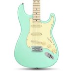 products donner dst 600 6 string electric guitar with sss pickup surt green a166658
