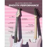 products donner dst 80 classic sss pickup electric guitar complete shell pink a156637