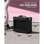 products donner dst 80 classic sss pickup electric guitar complete shell pink a156641