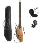 products donner hush i portable ultra light maple body and silent acoustic electric guitar a166559