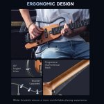 products donner hush x electric guitar headless kit for travel natural a166684
