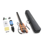 products donner hush x electric guitar headless kit for travel natural a166686