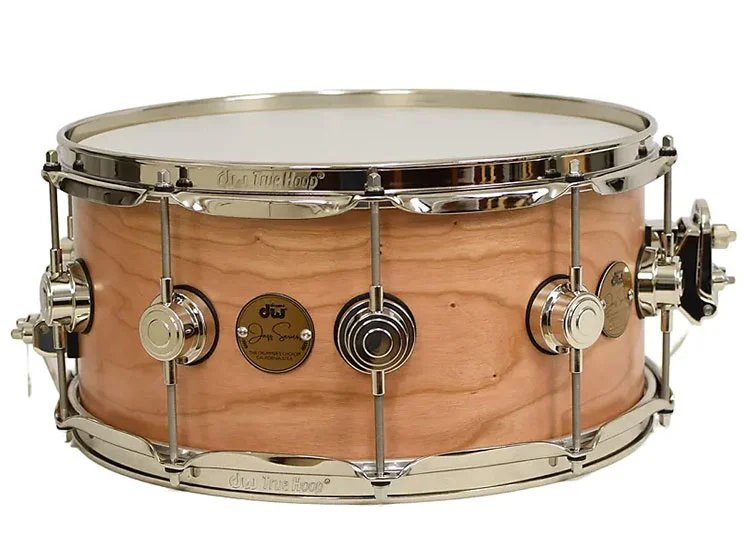 DW Collector's DRR66514SSN Jazz 14"x6.5" Cherry Gum with Nickel Hardware Snare Drum
