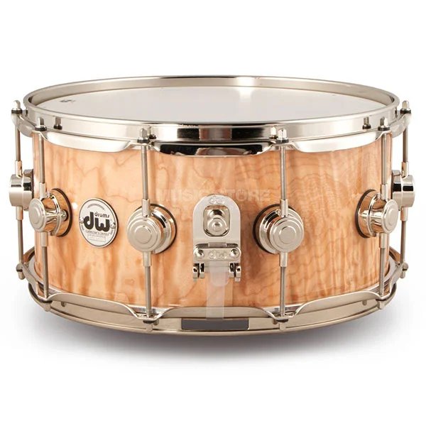 products dw collector s dru66514ssg 14 x6 5 exotic purple heart with gold hardware snare drum a163449