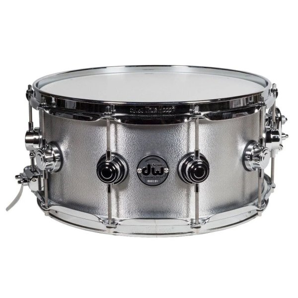 products dw collector s drva6514svc 14 x6 5 with 3mm wrinkle coat aluminum snare drum a164053