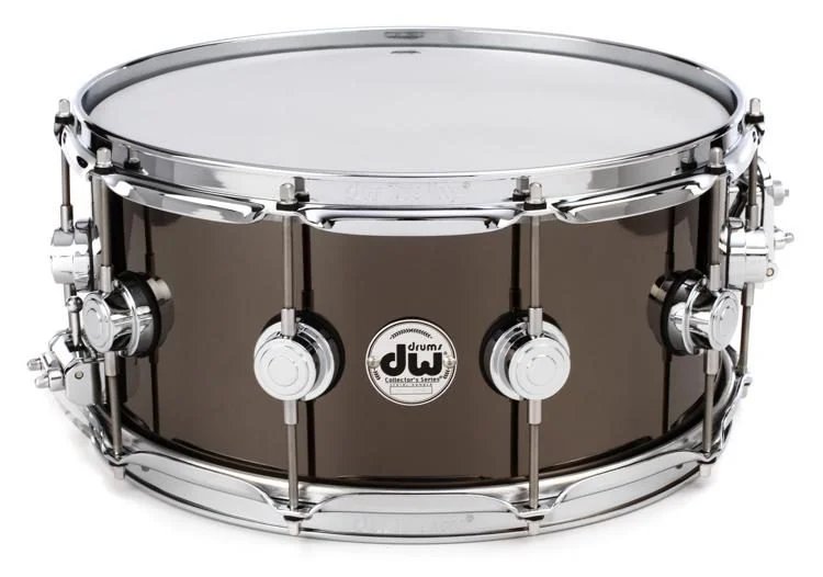 DW Collector's DRVB6514SVC 14"x6.5" with 1mm Black Nickel Over Brass Snare Drum