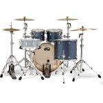 products dw design 5 piece drum set blue slate a165507