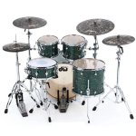 products dw design 6 piece drum set strata green a165530