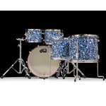 products dw design 6 piece drum set with hardware without throne blue lightning limited edition a165521