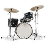 products dw design frequent flyer 20 4 piece drum set with snare black satin a165551