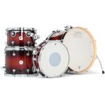 products dw design frequent flyer 20 4 piece drum set with snare tobacco burst a165554
