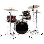 products dw design mini pro 16 4 piece drum set tobacco burst a165556