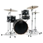 products dw design mini pro 18 4 piece drum set black satin a165558