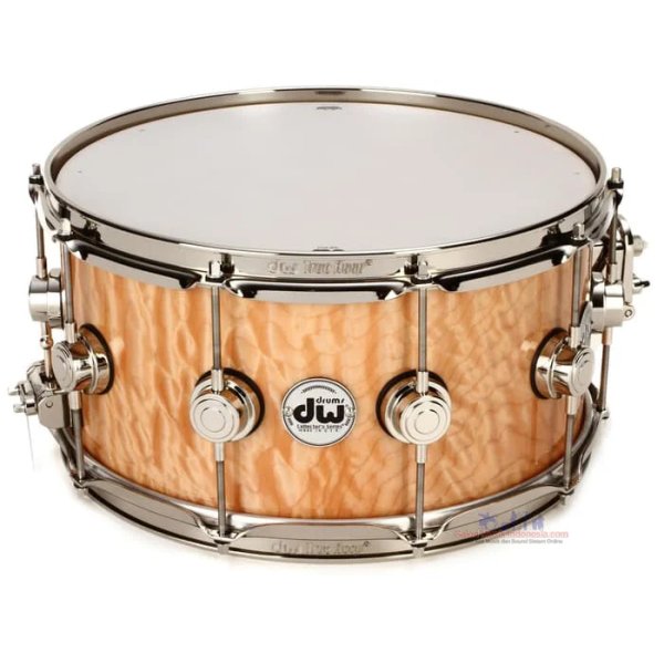products dw drx66514ssc vlt coll sp maple exotic quilted snare drum a49198