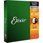 Elixir 14652 Nanoweb Stainless Steel Electric Bass Strings 45-100