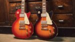 Epiphone 1959 Les Paul Standard Reissue Electric Guitar with Case, Deep Cherry Sunburst