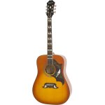 products epiphone dove studio solid top fishman sonitone acoustic electric guitar vintage brown sunburst a152990
