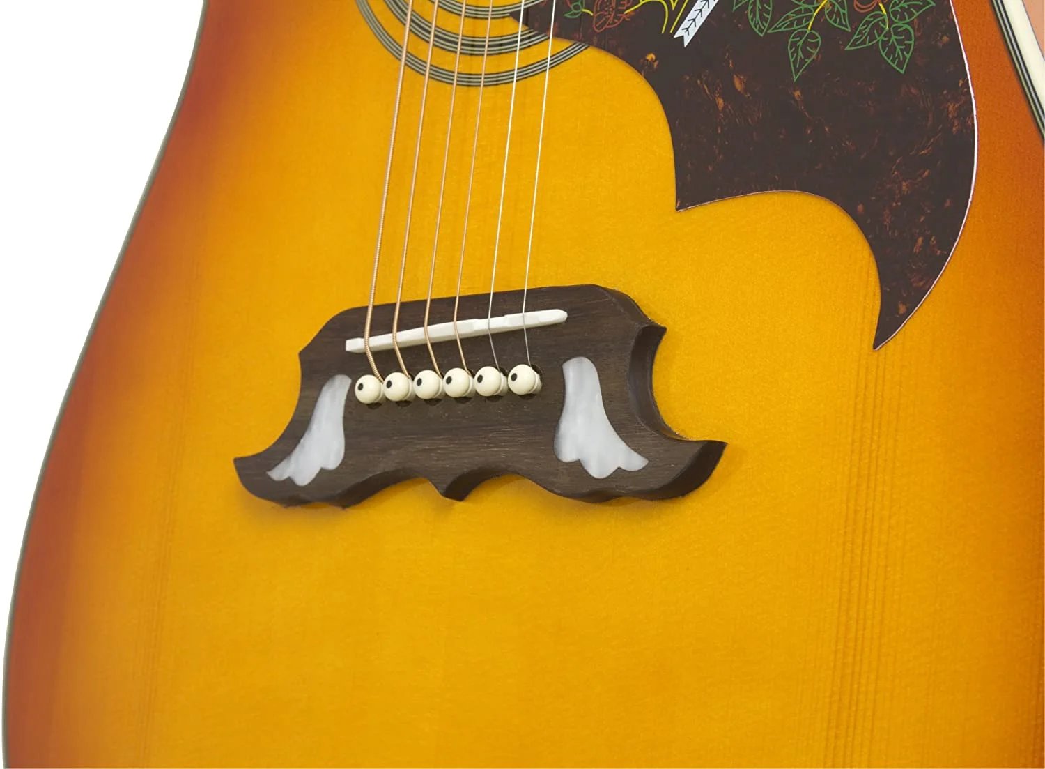 products epiphone dove studio solid top fishman sonitone acoustic electric guitar vintage brown sunburst a152992
