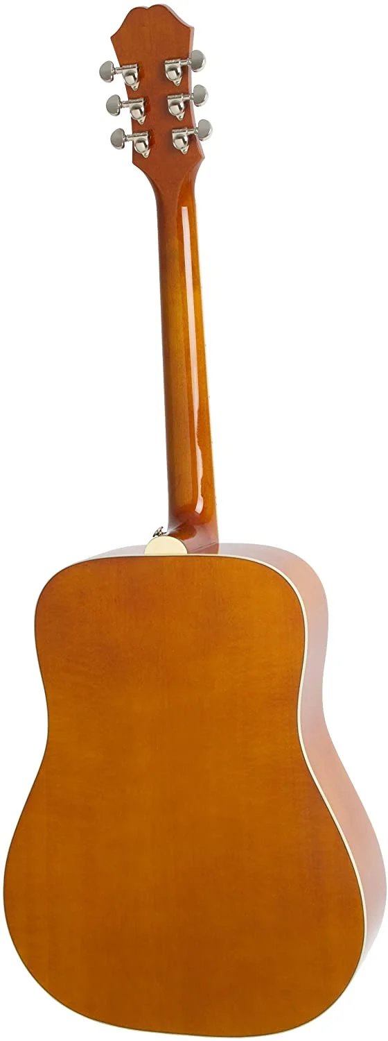 products epiphone dove studio solid top fishman sonitone acoustic electric guitar vintage brown sunburst a152993