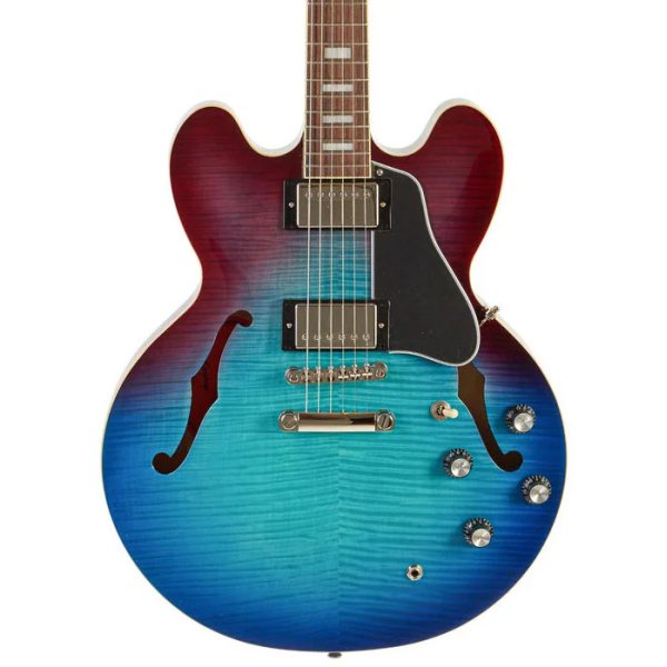Epiphone ES335 Figured Electric Guitar, Blueberry Burst