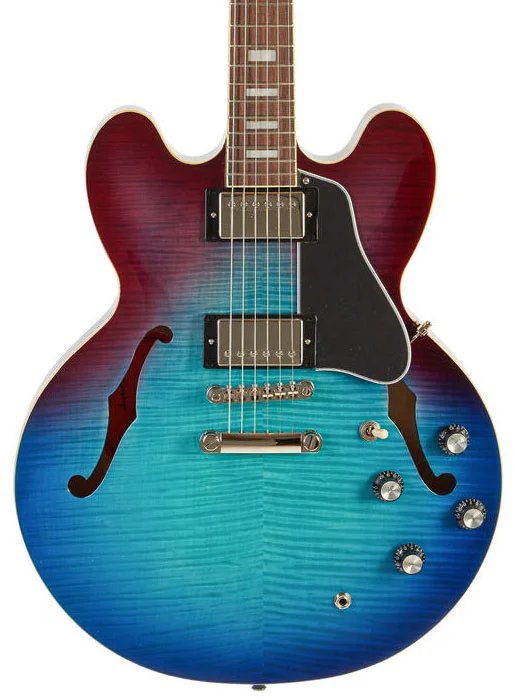 Epiphone ES335 Figured Electric Guitar, Blueberry Burst 