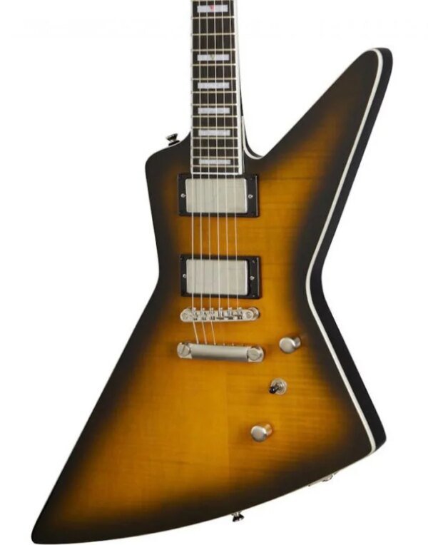 Epiphone Extura Prophecy Electric Guitar, Yellow Tiger Aged Gloss