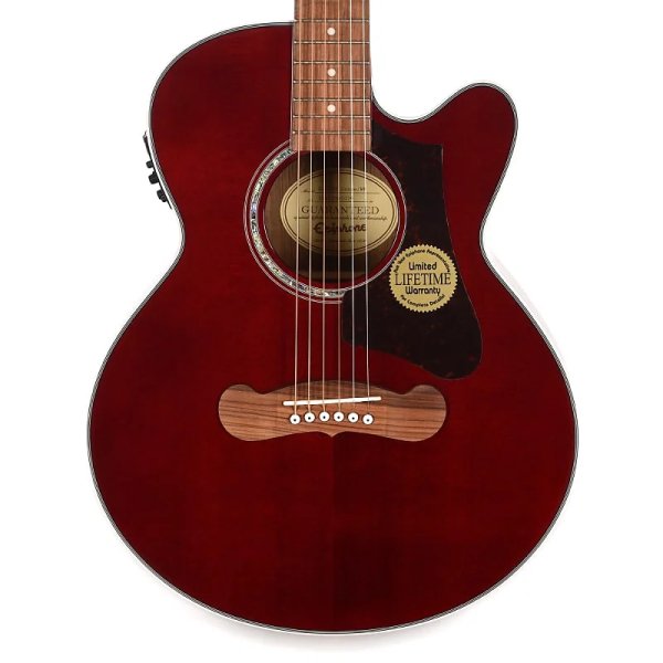 products epiphone j200ec studio parlor solid top fishman presys ii wine red eejpwrgh3 a147928